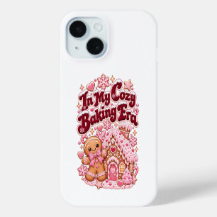 Funda Para iPhone 15 En Mi Era de Repostería Acogedora Rosa Pan de Jeng