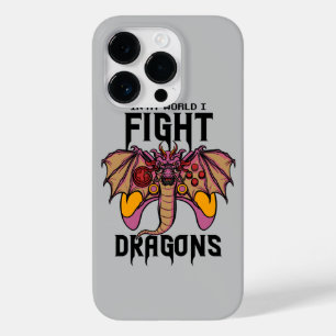 Funda Para iPhone 14 Pro De Case-Mate En mi mundo lucho contra los dragones
