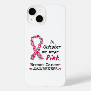 Funda Para iPhone 14 De Case-Mate En octubre llevamos una conciencia rosada sobre el