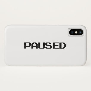 FUNDA PARA iPhone X EN PAUSA