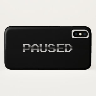 FUNDA PARA iPhone X EN PAUSA