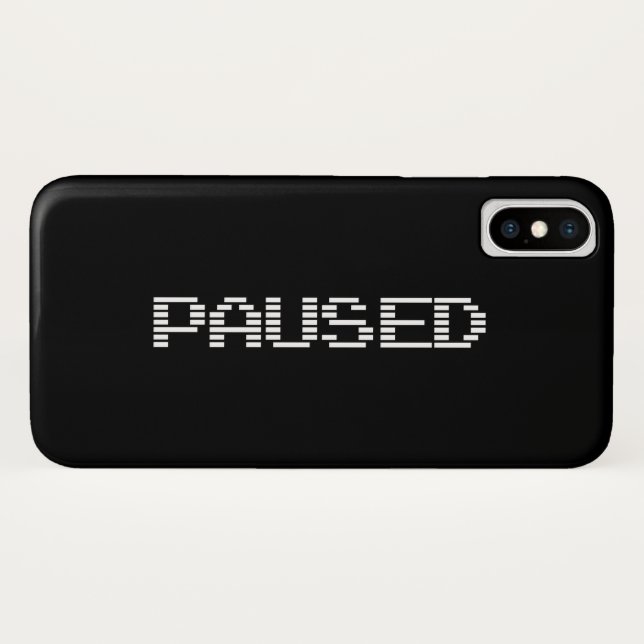 FUNDA DE Case-Mate PARA iPhone EN PAUSA (Reverso (horizontal))