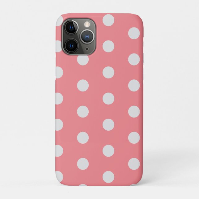Funda De Case-Mate Para iPhone en puntos de polka. (Reverso)