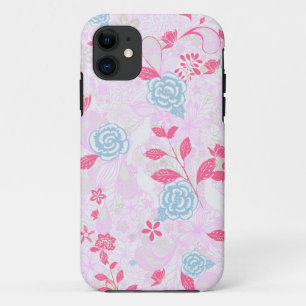 Funda Para iPhone 11 Encantador patrón floral de colores pastel