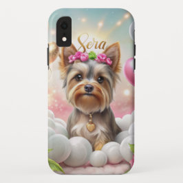 Funda Para iPhone XR Encantador Terrier de Golden Yorkshire