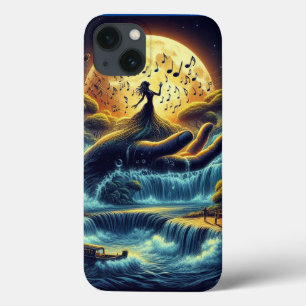 Funda Para iPhone 13 Encantadora Serenade de la Luna