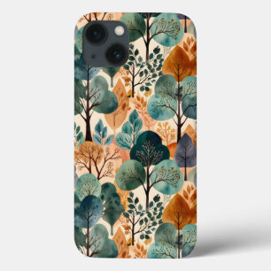 Funda Para iPhone 13 Encantadores árboles otoñales