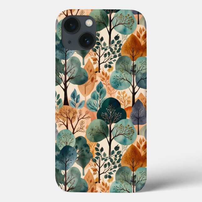 Funda De Case-Mate Para iPhone Encantadores árboles otoñales (Reverso)