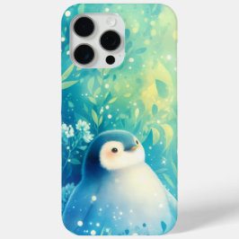 Funda Para iPhone 15 Pro Max Encanto de Pingüino Bebé