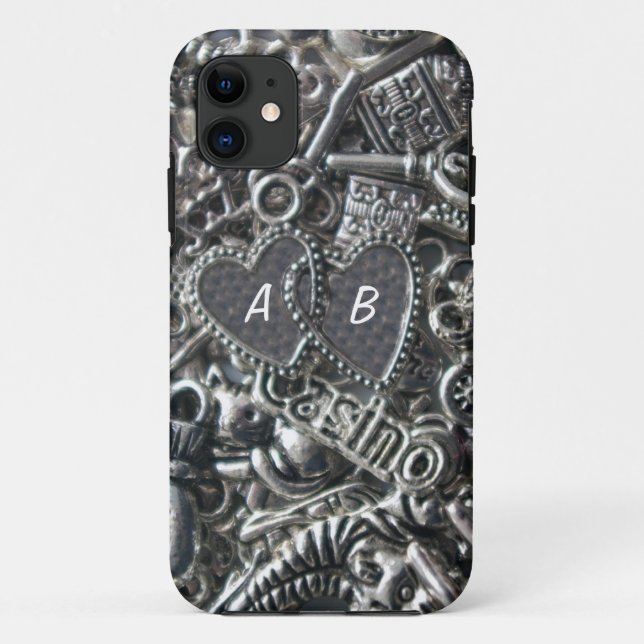 Funda De Case-Mate Para iPhone Encantos cardíacos (Reverso)