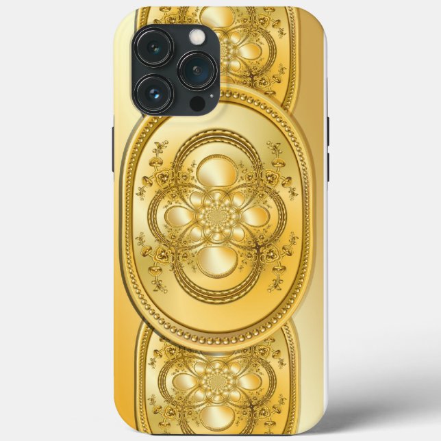 Funda De Case-Mate Para iPhone Enchapado en oro (Reverso )