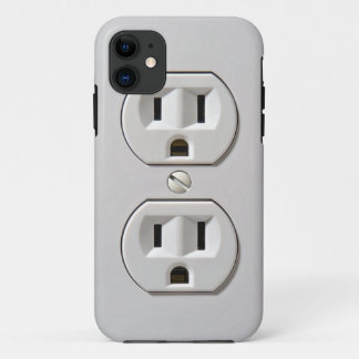 Funda Para iPhone 11 Enchufe de salida de alimentación eléctrica