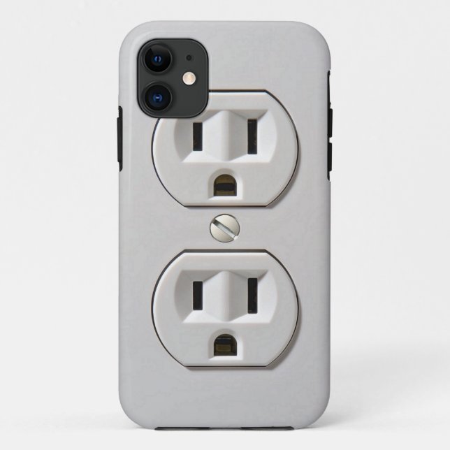 Funda De Case-Mate Para iPhone Enchufe de salida de alimentación eléctrica (Reverso)