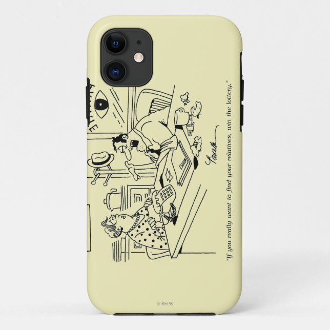 Funda De Case-Mate Para iPhone Encontrar a parientes (Reverso)