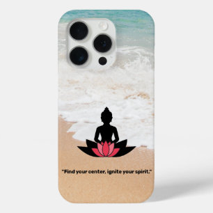 Funda Para iPhone 15 Pro "Encuentra tu centro, enciende tu espíritu". AMANT