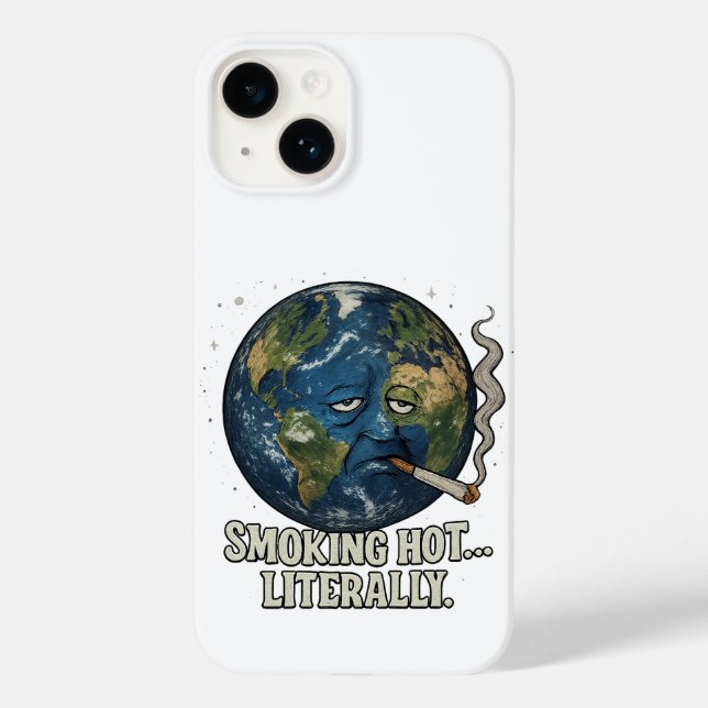 Funda De Case-Mate Para iPhone Energía del planeta quemada (Reverso )