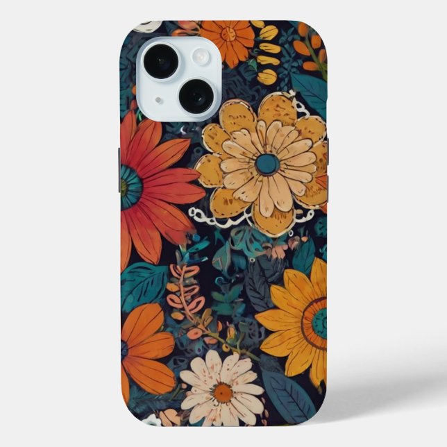 Funda De Case-Mate Para iPhone ¡Energía Flor! (Reverso )