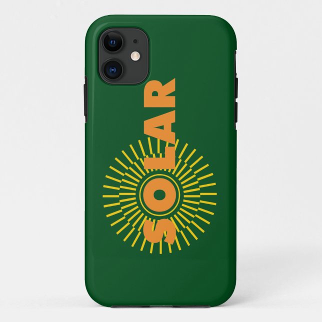 Funda De Case-Mate Para iPhone Energía solar Sun (Reverso)
