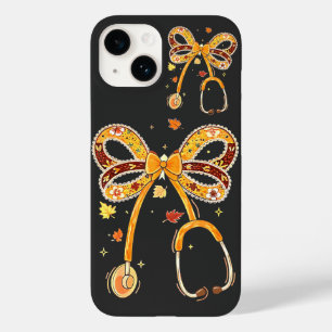 Funda Para iPhone 14 De Case-Mate Enfermera de calabaza Retro Vida Estetioscopio Caí