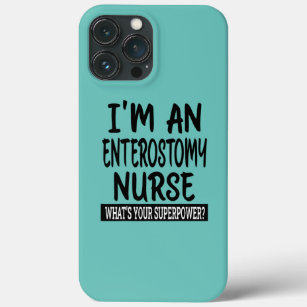 Funda Para iPhone 13 Pro Max Enfermera de Enterostomía Escuela de Enfermería Fu