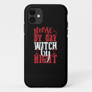Funda Para iPhone 11 Enfermera De Halloween Por Bruja De Día Por Noche