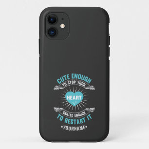Funda Para iPhone 11 Enfermera divertida de Enfermería