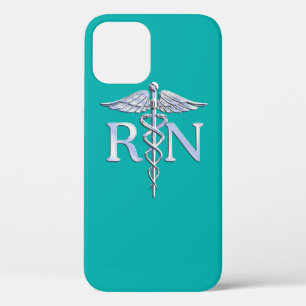 title_seo2 Enfermera inscrita RN Caduceus en Accent Turquoise