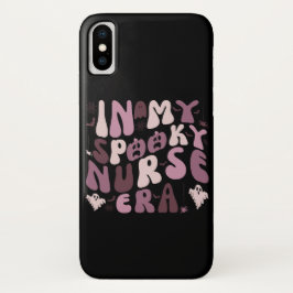 Funda Para iPhone X Enfermería de citas de enfermeras retro espantadas