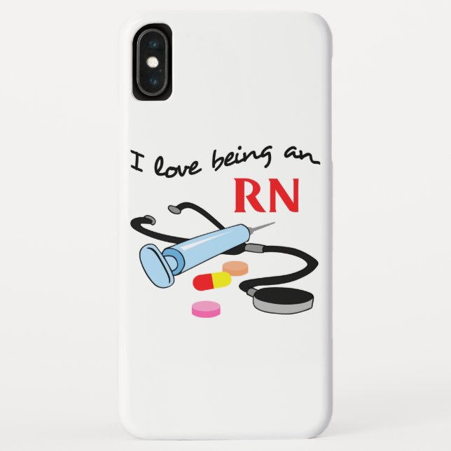 Funda De Case-Mate Para iPhone Enfermero registrado de RN (Reverso)