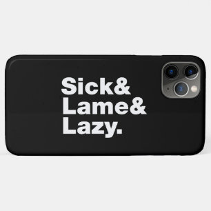 Funda Para iPhone 11 Pro Max Enfermo y cojo y perezoso.