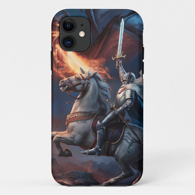 Funda De Case-Mate Para iPhone Enfrentamiento de titanes (Reverso)