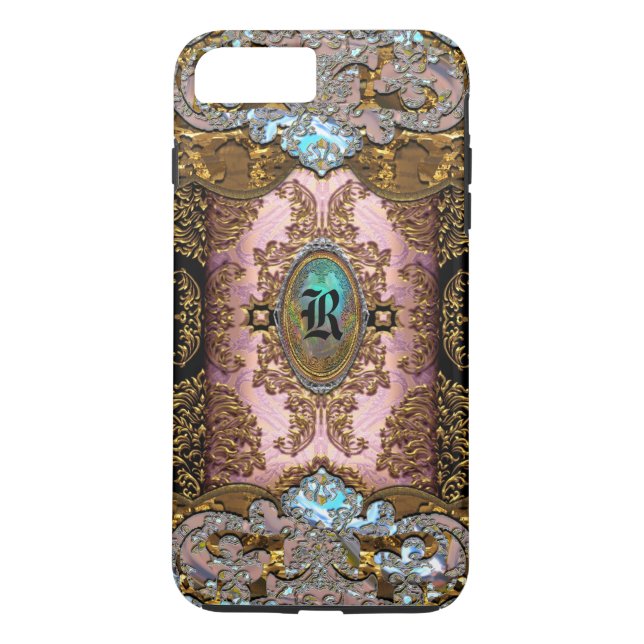 Funda De Case-Mate Para iPhone Enghelryste Elegante Monograma Francés VII (Reverso)