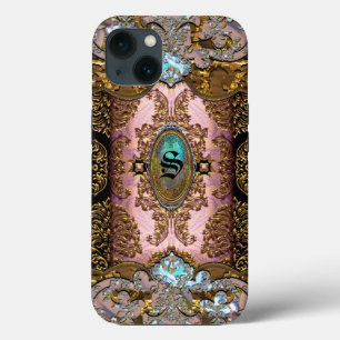 Funda Para iPhone 13 Enghelryste Elegante Monograma Francés VII2