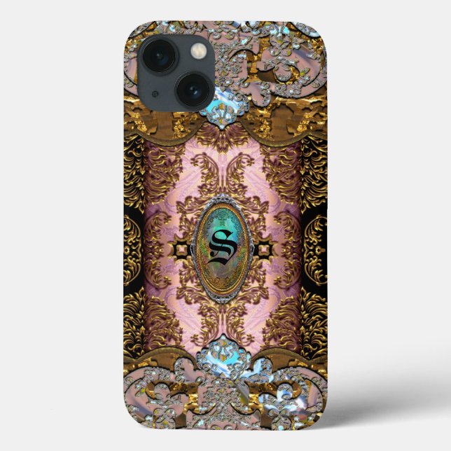 Funda De Case-Mate Para iPhone Enghelryste Monograma francés X (Reverso)