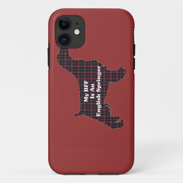 Funda De Case-Mate Para iPhone English Springer SPANIEL BFF (Reverso)