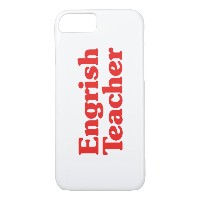 Funda De Case-Mate Para iPhone Engrish Teacher (Reverso)