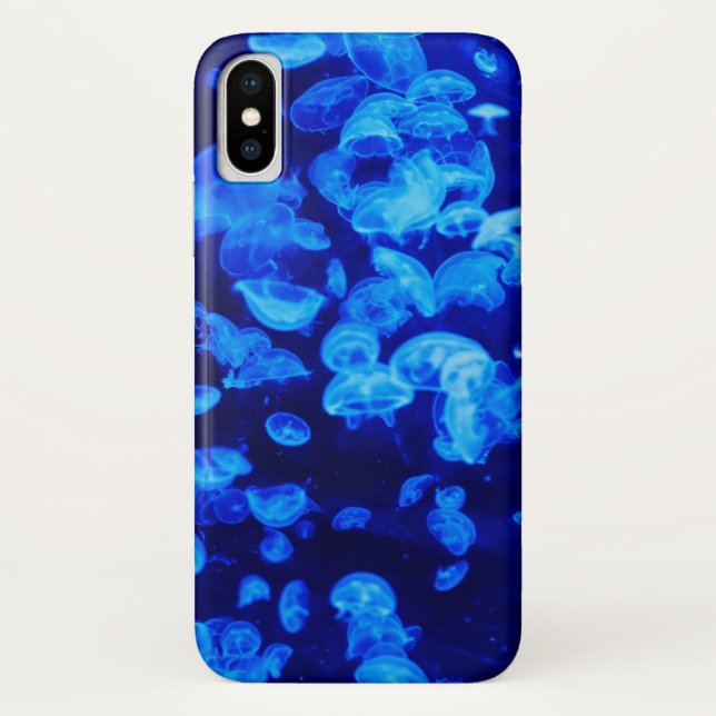 Funda De Case-Mate Para iPhone Enjambre de medusas (Reverso)