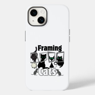 Funda Para iPhone 14 De Case-Mate Enmarcando gatos.w