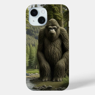 Funda Para iPhone 15 Enorme pie grande sentado en el bosque