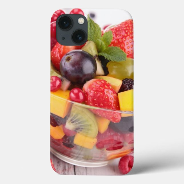 Funda De Case-Mate Para iPhone Ensalada de fruta fresca (Reverso)