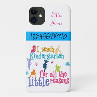 Funda Para iPhone 11 Enseñar guardería infantil por pequeñas razones pa