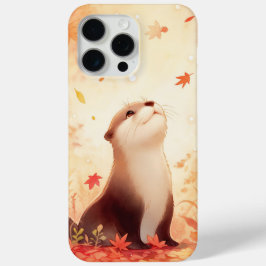 Funda Para iPhone 15 Pro Max Ensoñación de otoño de nutria