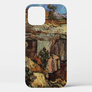 Funda Para iPhone 12 Entrada a Quarry, Saint-Remy por Vincent van Gogh