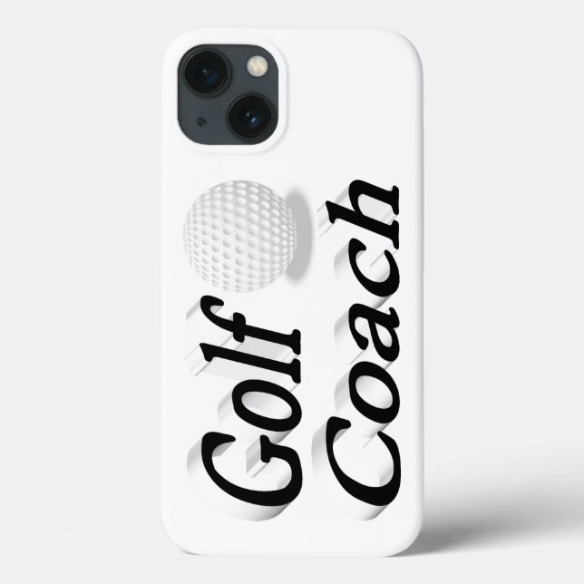 Funda De Case-Mate Para iPhone Entrenador de Golf  (Reverso)