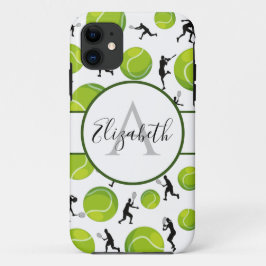 Funda Para iPhone 11 Entrenador de jugador de tenis Personalizado Añadi
