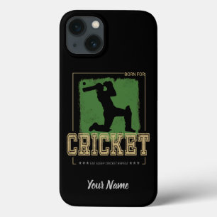 Funda Para iPhone 13 Entrenador del jugador vintage del jugador de cric