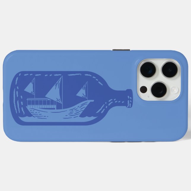 Funda De Case-Mate Para iPhone enviar en la botella ( Reverso (Horizontal))