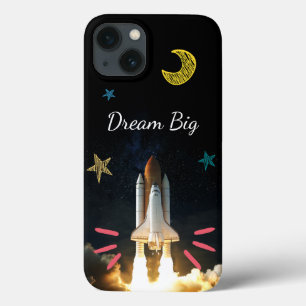 Funda Para iPhone 13 Epic Dream Big Space Shuttle Gráfico