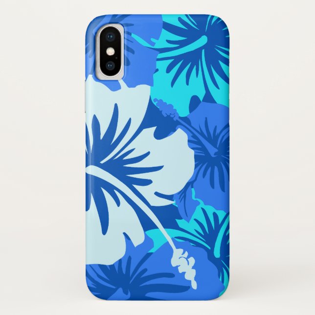 Funda De Case-Mate Para iPhone Epic Hibiscus Floral Hawaiano (Reverso)