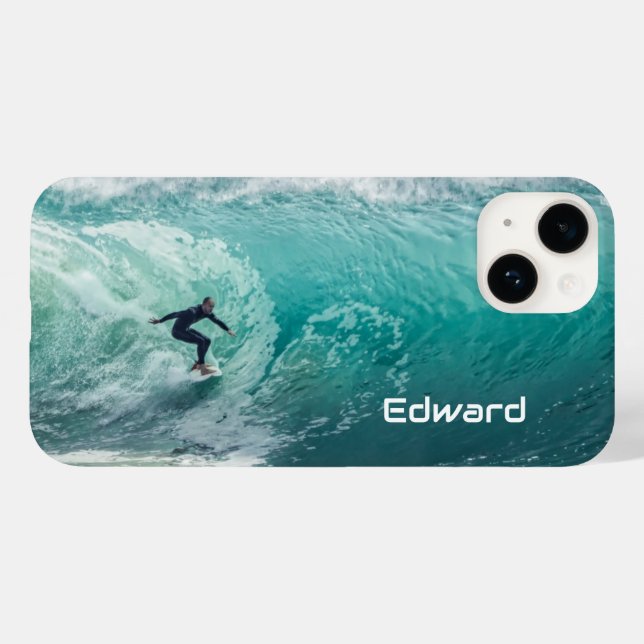 Funda De Case-Mate Para iPhone Epic Surfing Wave (Reverso  (Horizontal))